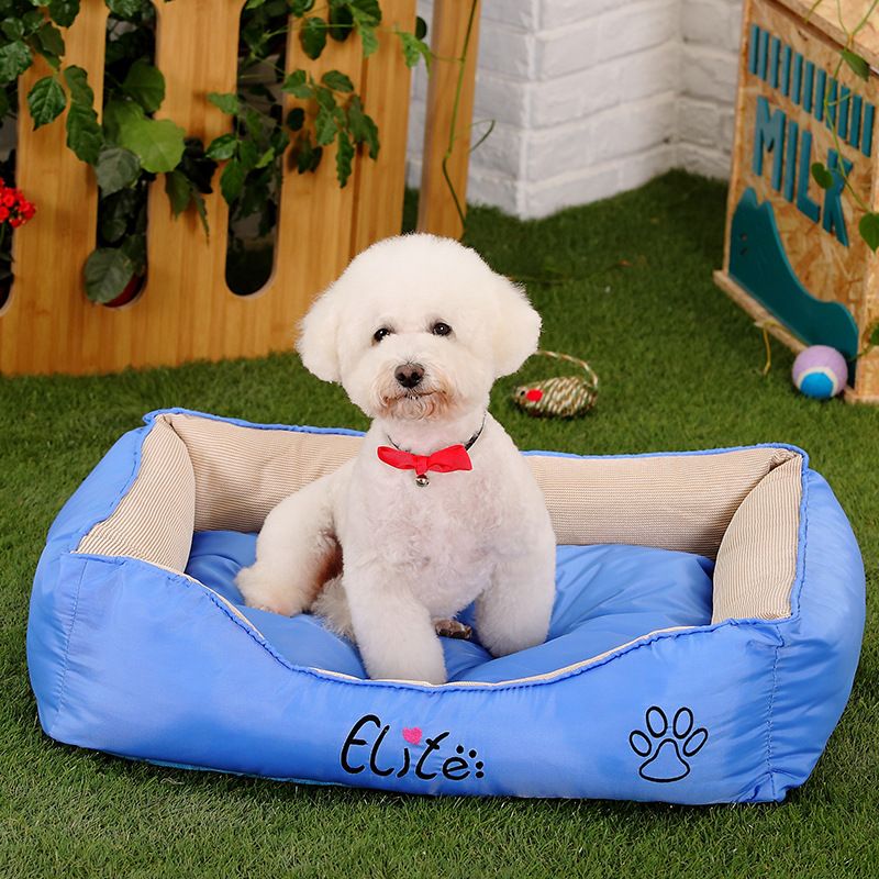 2017 Dogs Summer Silk Beds Cold Feeling Fabric Pet Bed Summer Spring