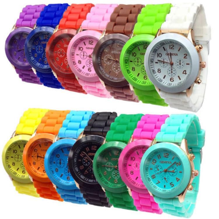 2015 shadow style geneva crystal classic gel silicone lady candy color band with 3eyes watch quartz - Color Watches 2015 shadow style geneva crystal classic gel silicone lady candy color band with 3eyes watch quartz - Color Watches