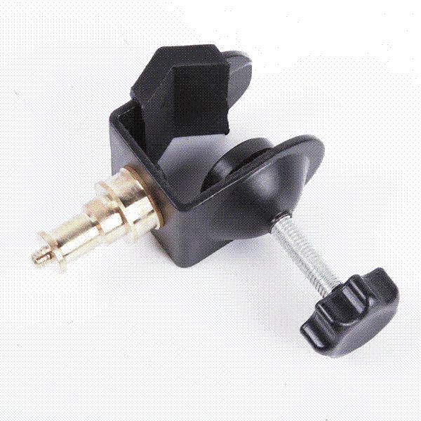 Aluminum C Clamp U Clip Type Bracket with 1/4 Screw Mount for Studio