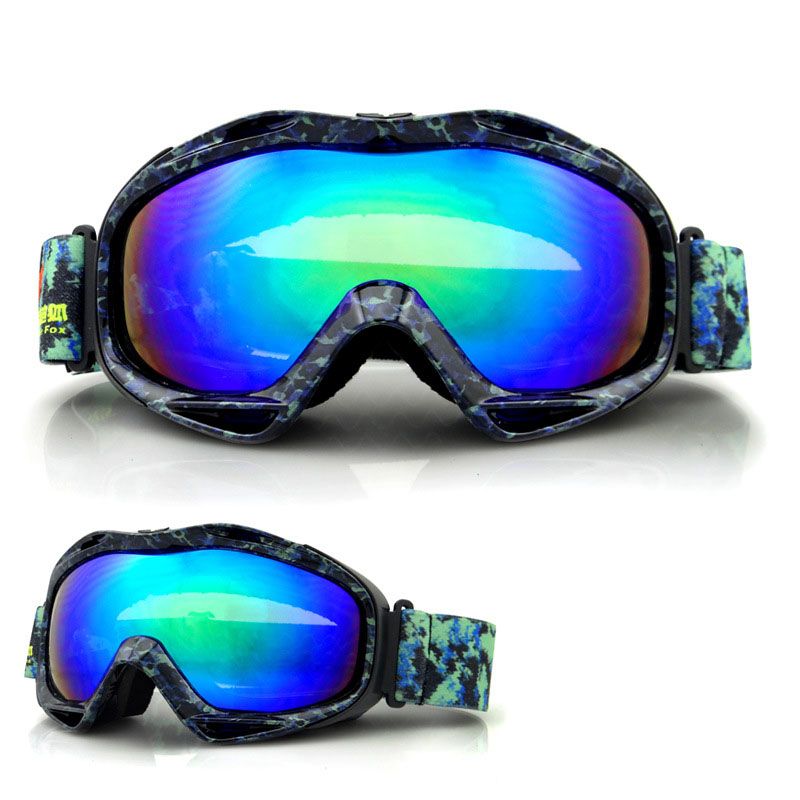 2017 Cool Snowboard Snowmobile Ski Goggles Eyewear Anti Fog Windproof