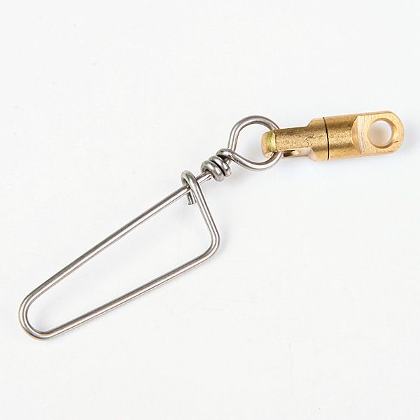 Fishing Swivels Rolling Brass Barrel Swivel With Interlock Snap Easy