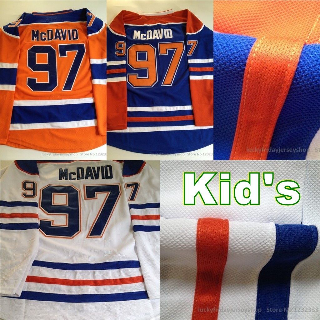 2016 Cheap Youth Connor Mcdavid Jersey Edmonton Hockey Jerseys 97