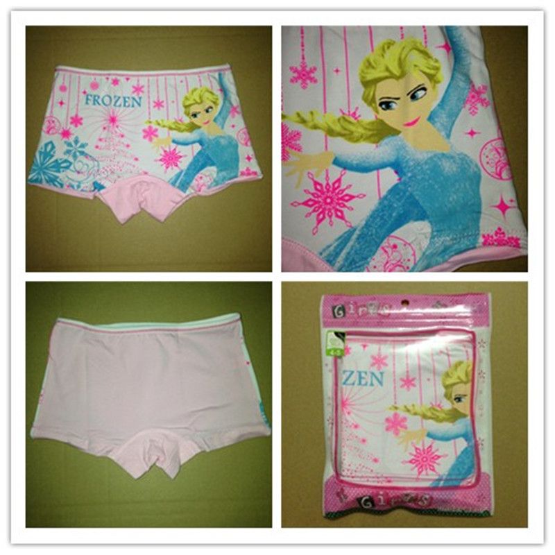 2017 Frozen Elsa Anna Princess Doll Pattern Baby Child Cotton Boxers