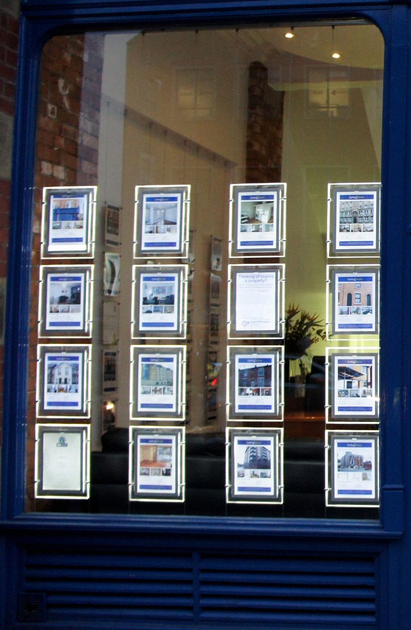 2018 A4 Led Window Light Pocket Panel Estate Agent Display Kit Single