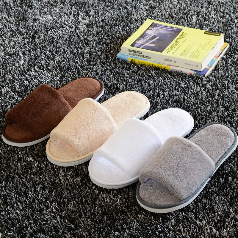 New Wholesale Luxury Slippers Woman Man Home Hotel Spa Massage Salon