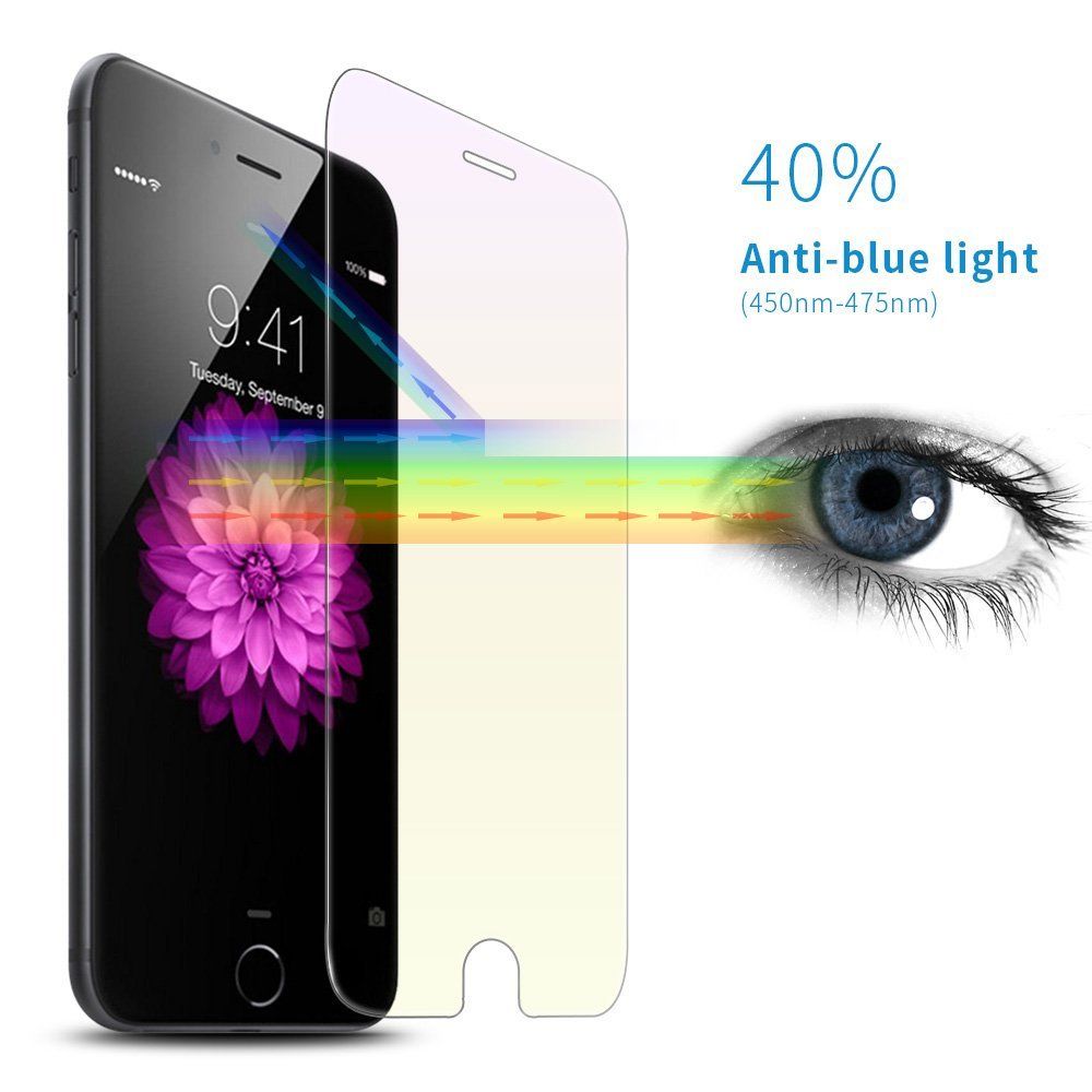 EyeProtective AntiBlue Ultraviolet Light Ultraclear Tempered Glass