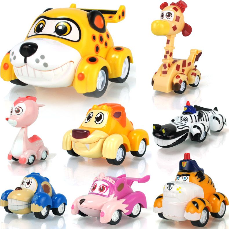 Wholesale New Arrival Toy Racing Car Warrior Full Set Cartoon Four