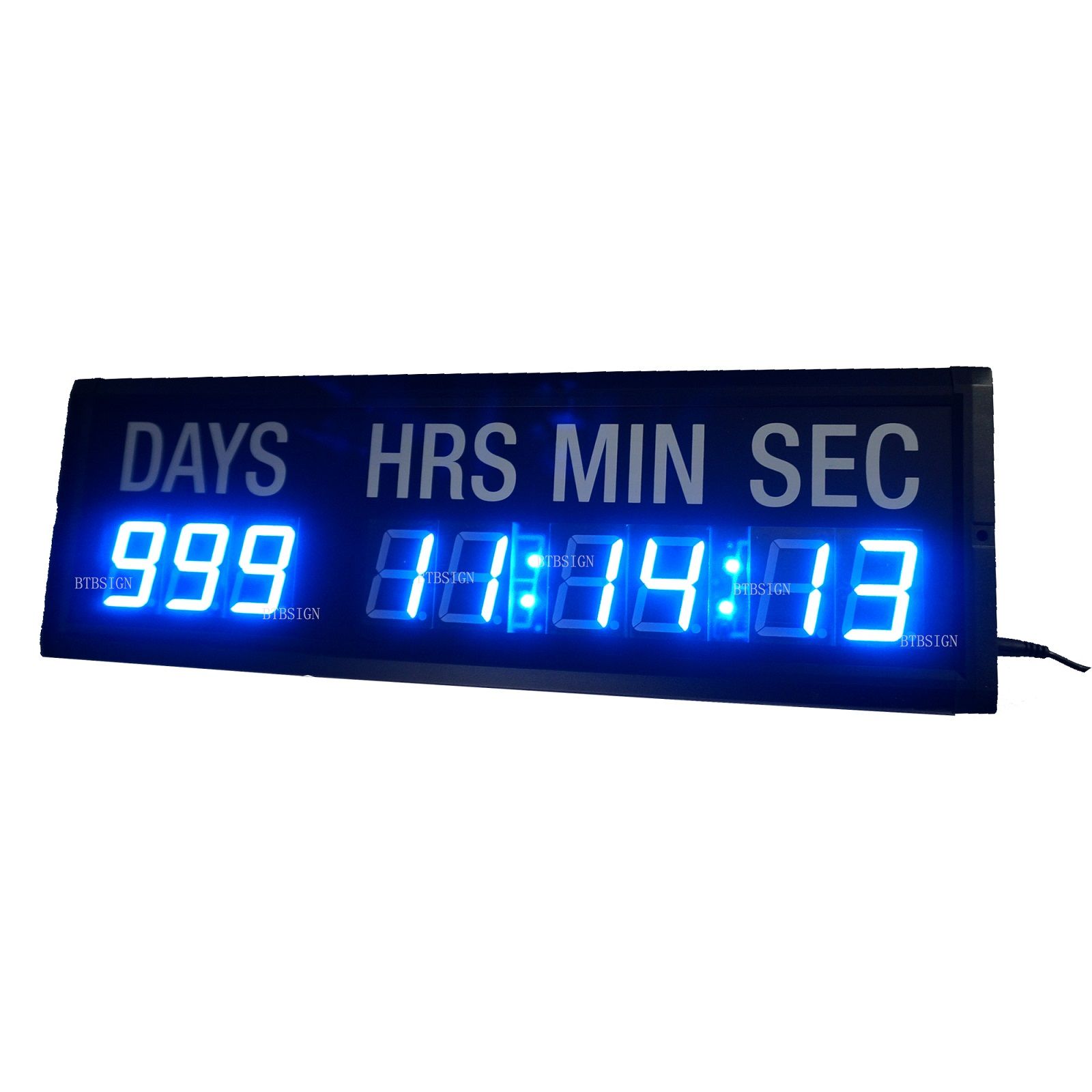 1.8'' Character High Blue LED Countdown Timer Countdown And Count Up Day Until Events ...