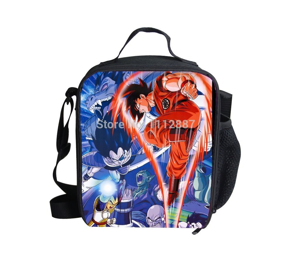 New Sale Insulated Dragon Ball Z Lunch Bag For Kids Cute Girls Thermal