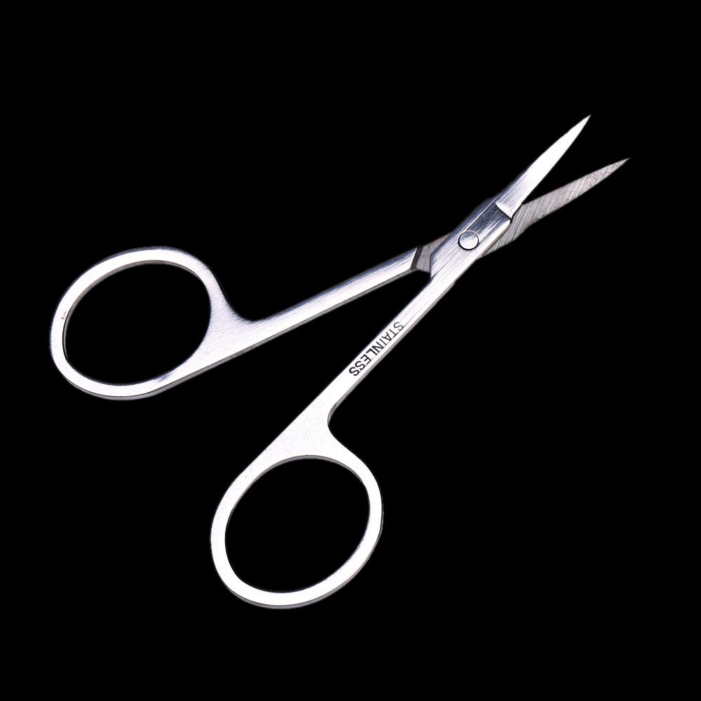 Makeup Eyebrow Scissor With Sharp Head Stainless Steel Women Brow
