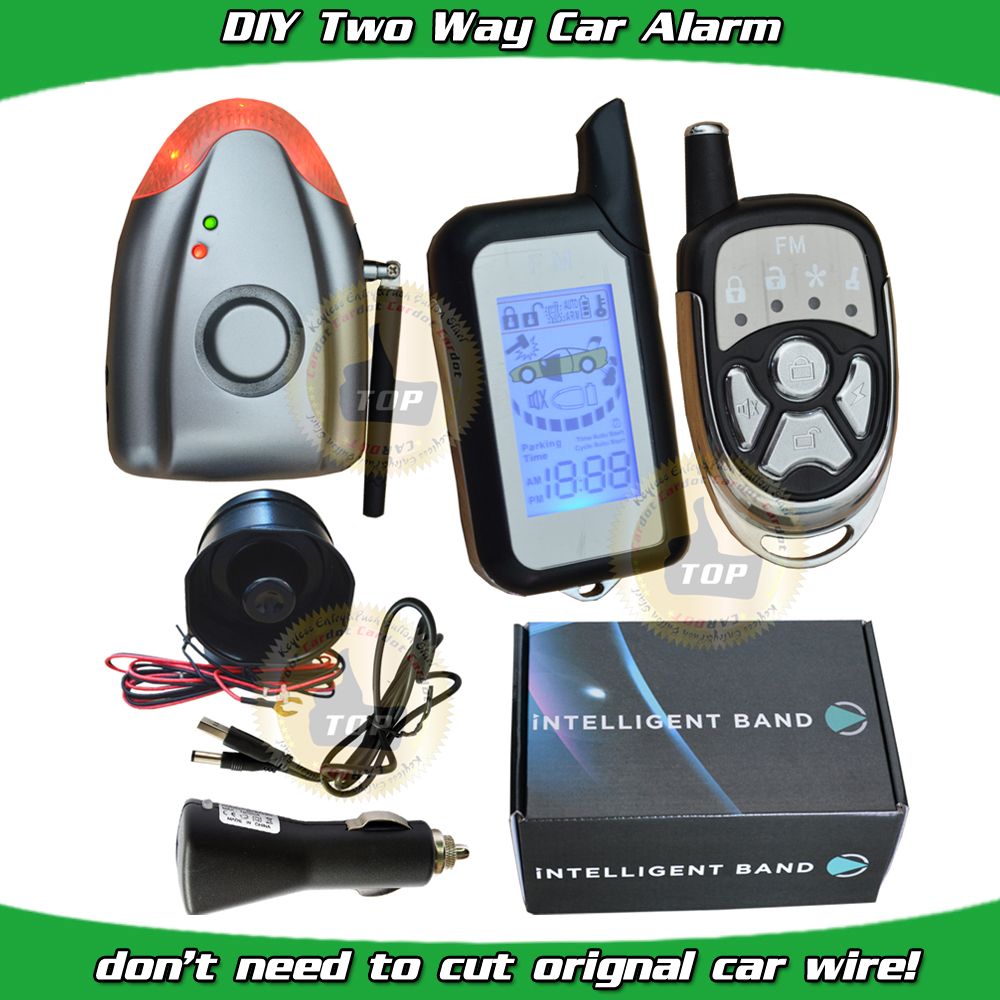 Online Cheap Cardot Diy Two Way Car Alarm System Is With Shock Alarm