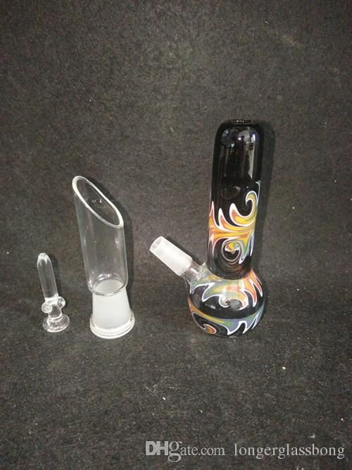 Glass On Glass Water Pipe Tube Bong 98