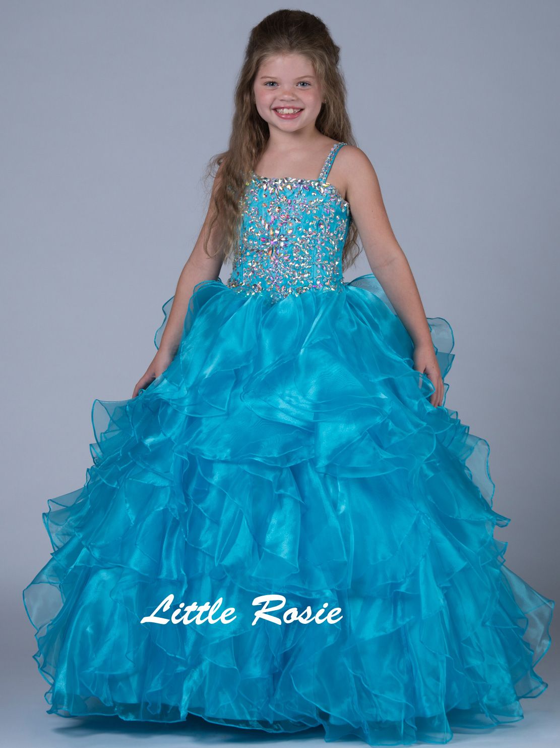 Pertty Puffy Dresses For Kids Little Girl Pageant Dresses Spaghetti