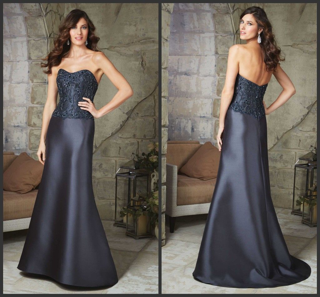 Satin Bronze Mother Of The Bride Groom Dresses Sweetheart Sleeveless