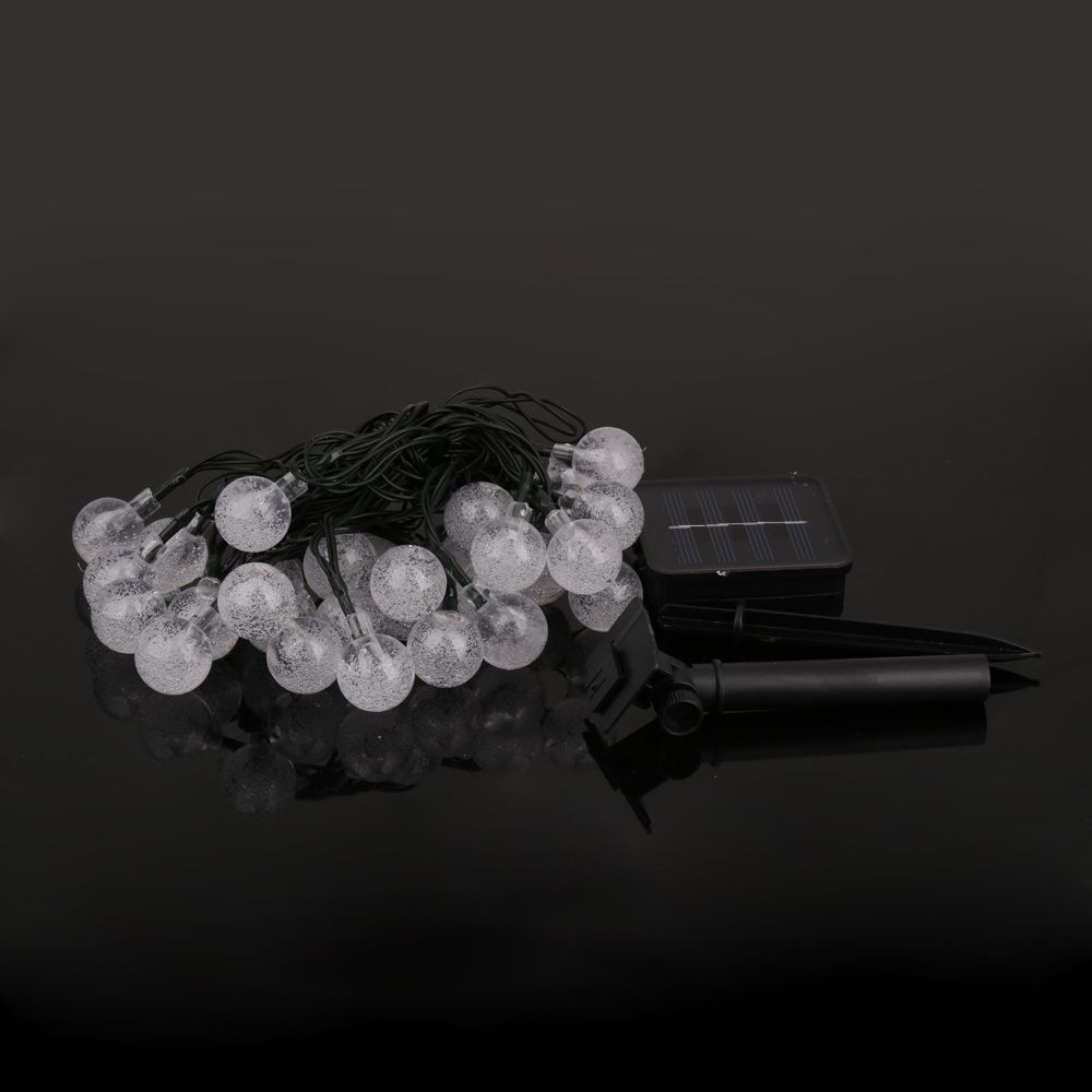 30 led solare led luci di natale all'aperto palla stringa di luce ...