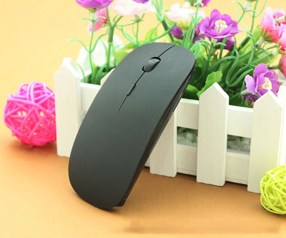 2018 Novelty Computer Mouse Candy Color Ultra Thin Wireless Mouse And
