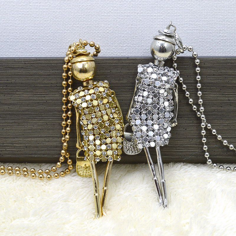Wholesale 2016 New Fashion French Doll Necklace Jewelry Lovely Dress
