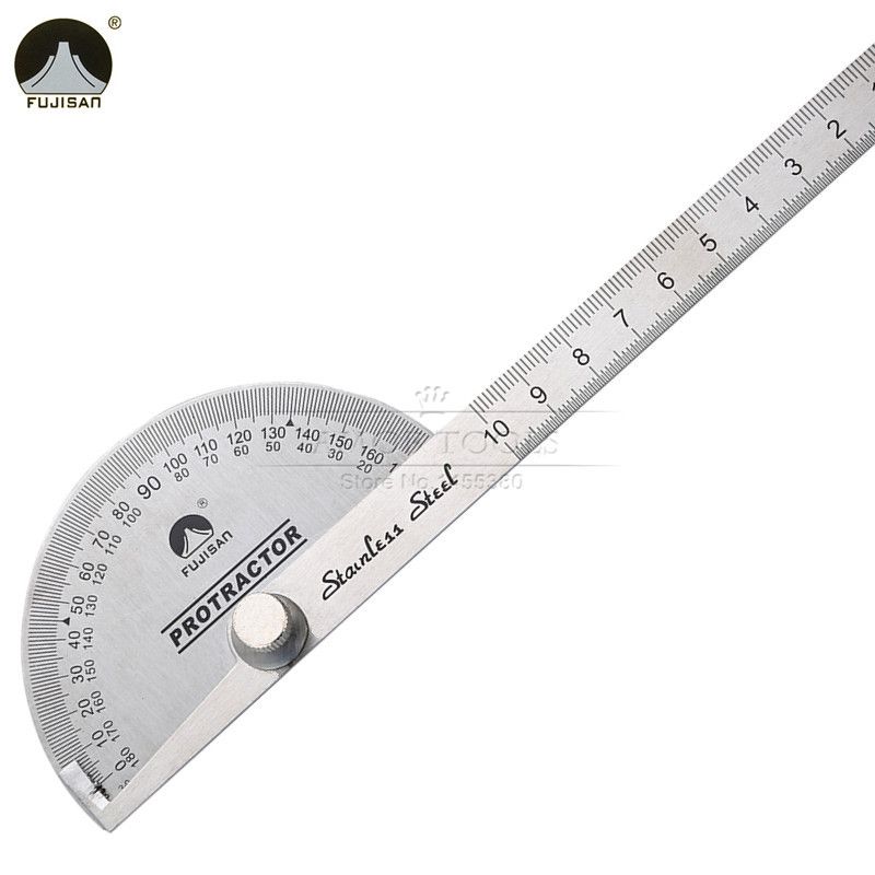 WholesaleProtractor Angle Ruler 90*150mm Stainless Steel for Draw