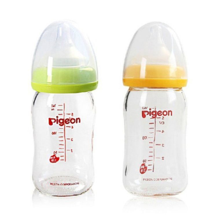 Online Cheap Pigeon Bottle Wide Mouth Glass Bottle Baby Newborn Baby