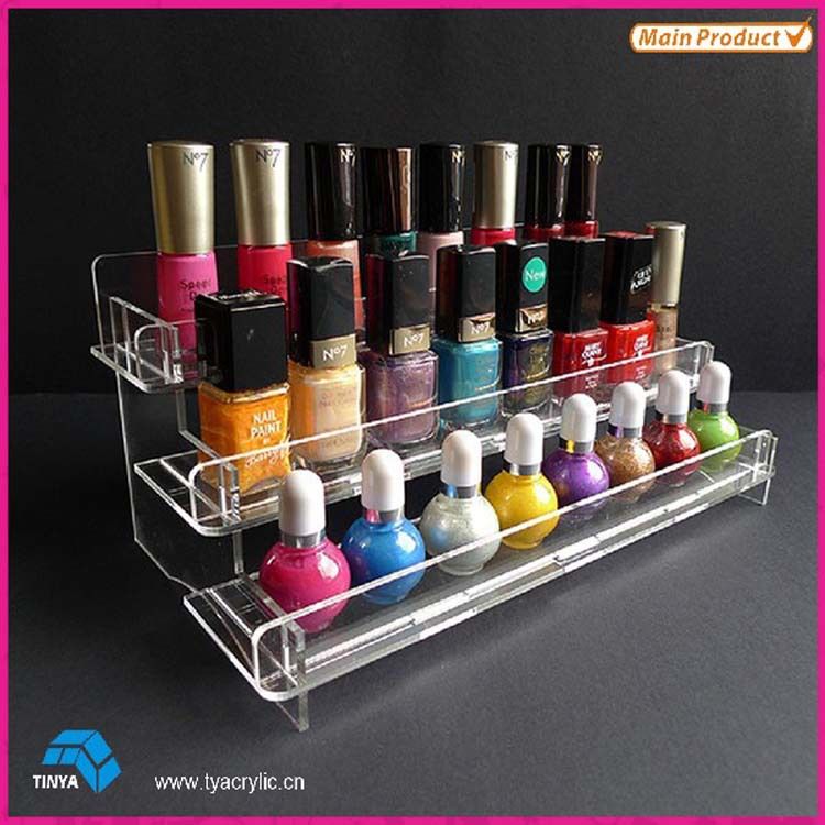 2017 Acrylic Display Stand Cosmetics Display Stand Acrylic Nail Polish