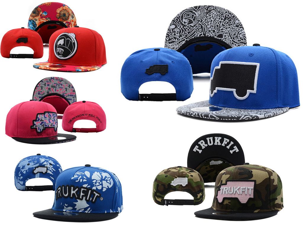 Collection Trukfit Snapback Hats Caps Hats Adjustable New Color Brown