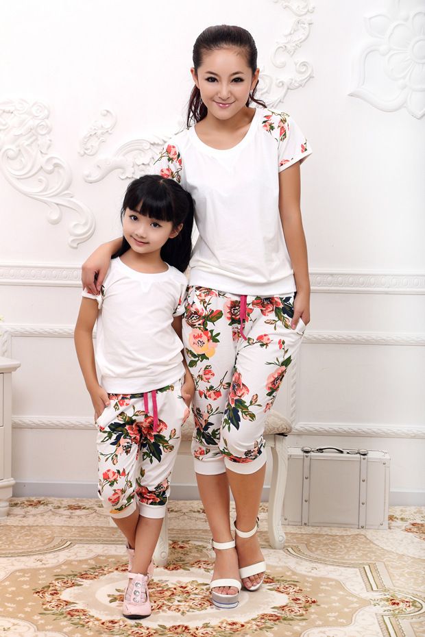 mother and daughter set clothes