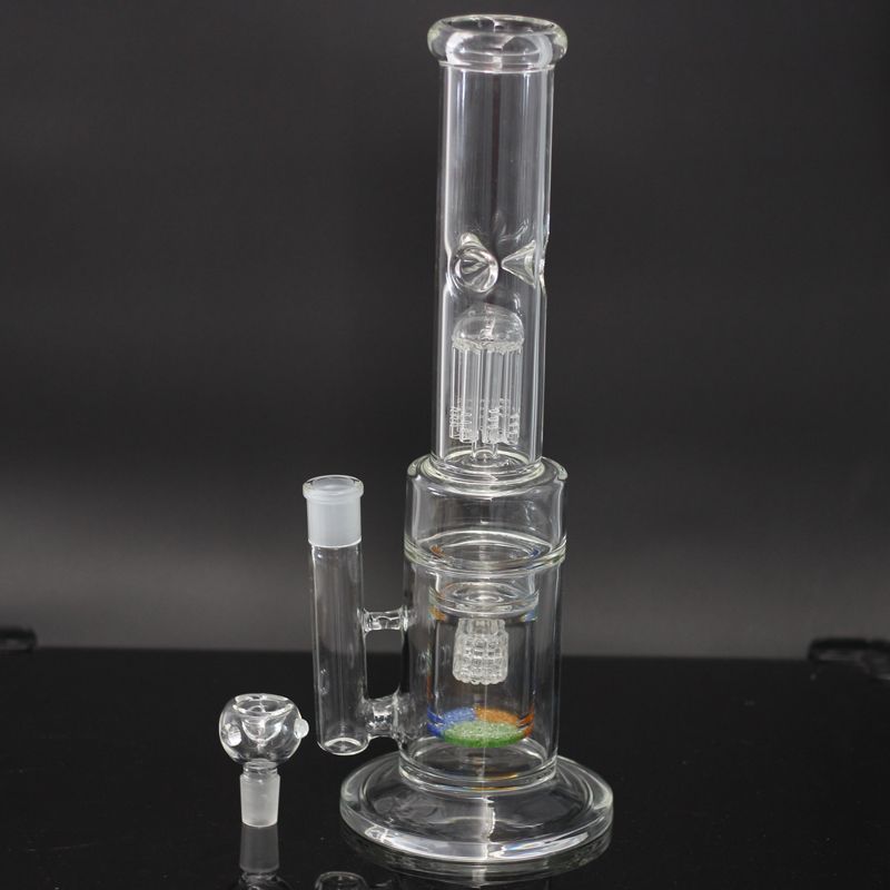 Discount Glass Water Pipes Percolator Glass Bong With Percs