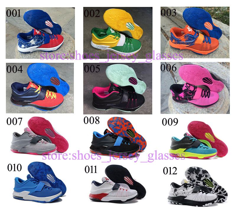 2015 New Kd 7 Vii Cheap Mens Basketball Shoes July 4th 6 Hot Sale Kds