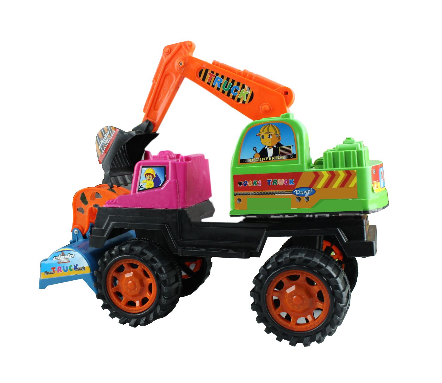 2017 2015 Mixer Large Construction Vehicles Toy Excavator Loader Cranes
