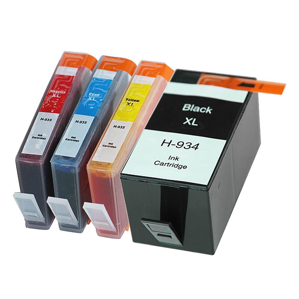 2017 4pk Compatible Ink Cartridge For Hp 934xl 935xl For Hp Officejet