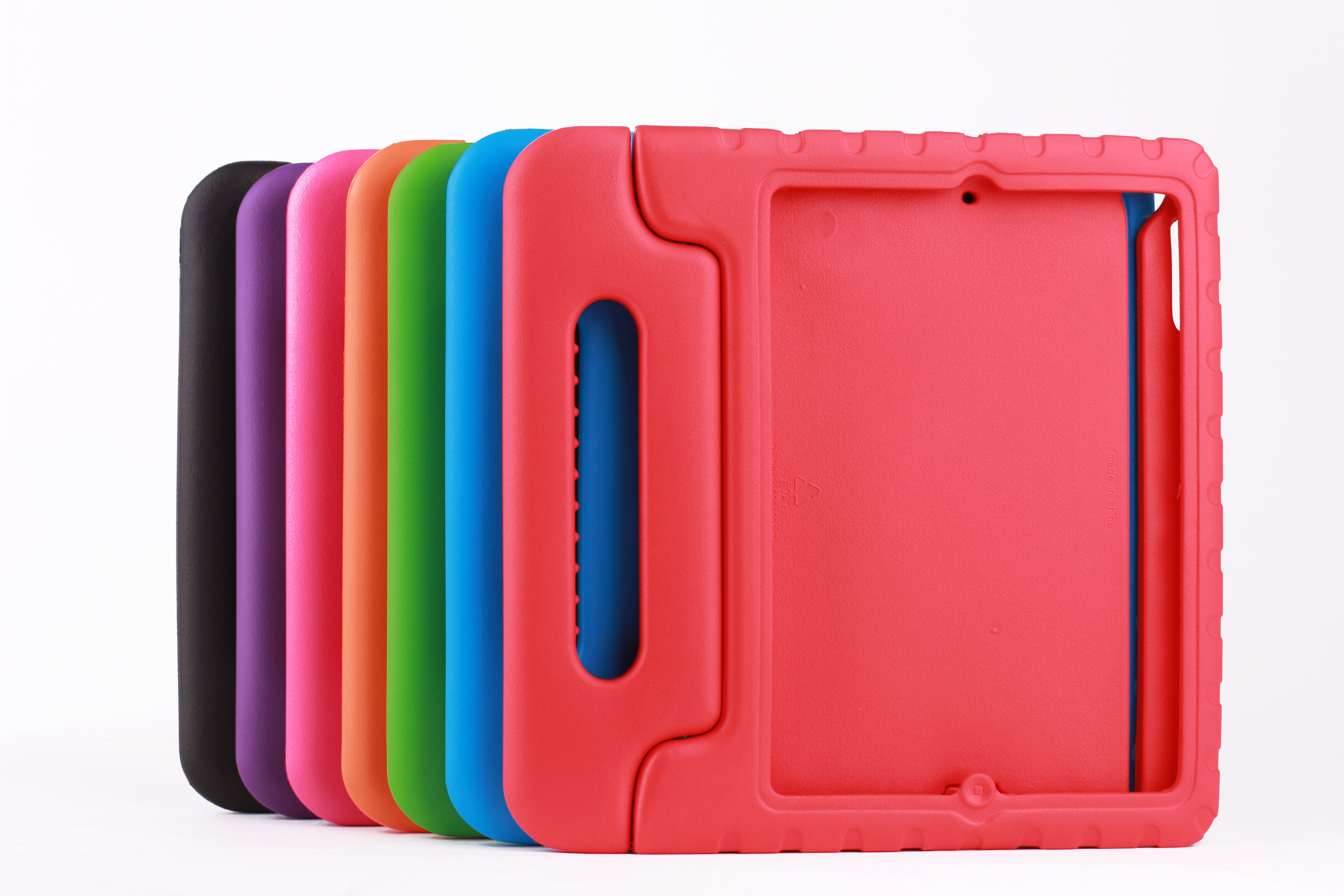 Hde Shock Proof Ipad Case For Kids Bumper Cover Handle Stand For Apple