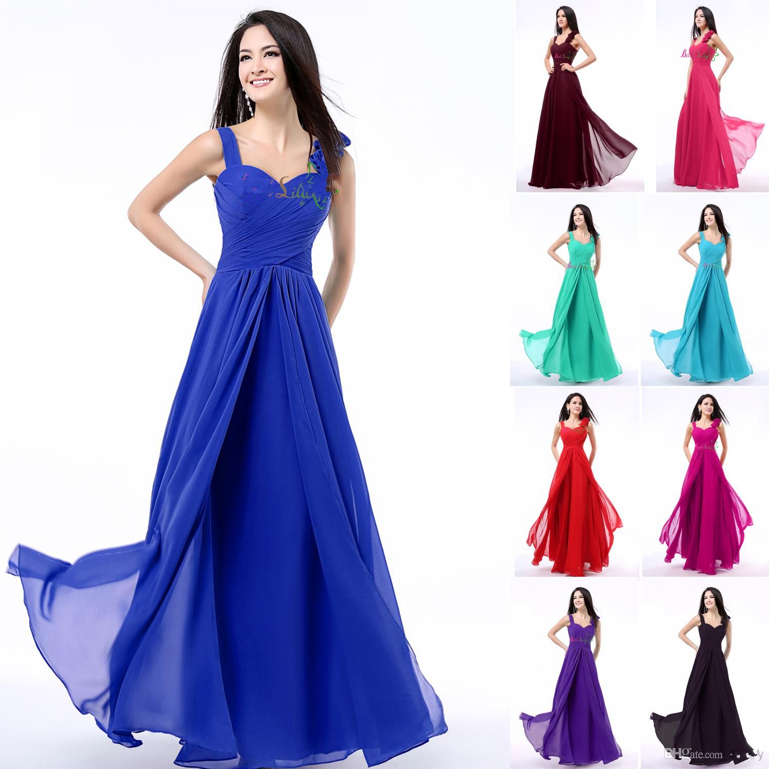Royal Purple Bridesmaid Dresses