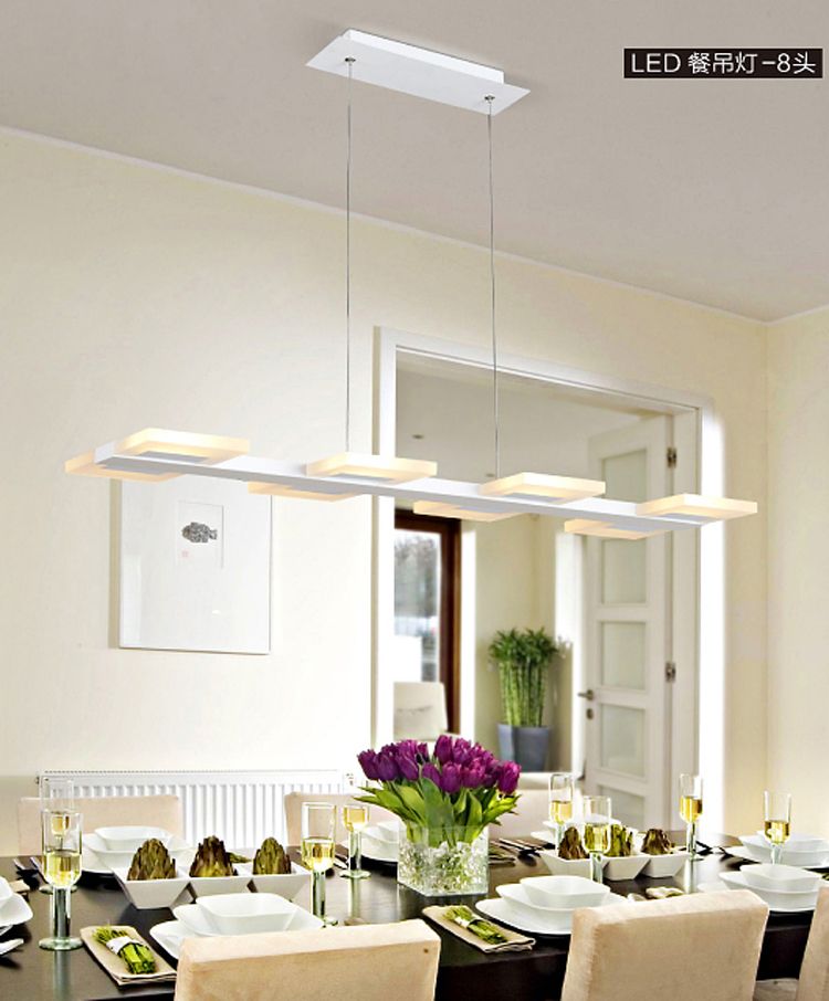 Lámparas de techo modernas dirigidas luces colgantes kithen ... Luces colgantes para comedor