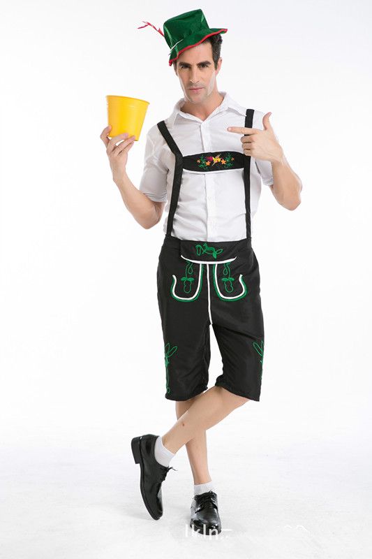 Halloween Mens Cosplay Costume Fat People Clothing Sling Pants British