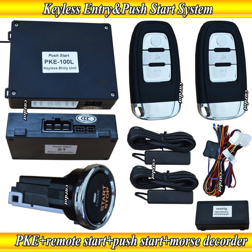 Wholesale Smart Car Alarm System,Long Push Button Start,Passive Keyless