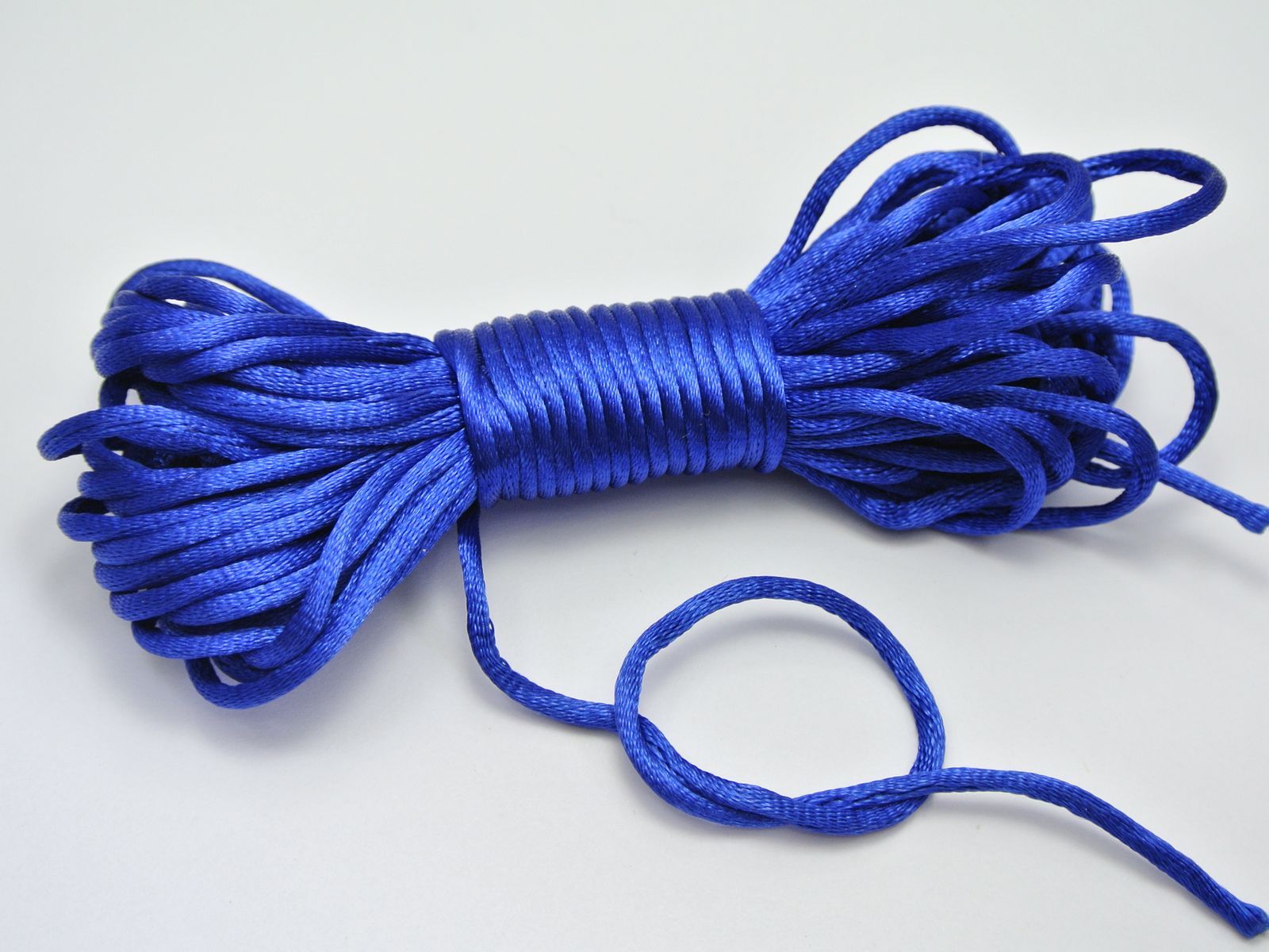 2017 10 Meters Royal Blue Chinese Knot Cord Necklace Knot Rattail