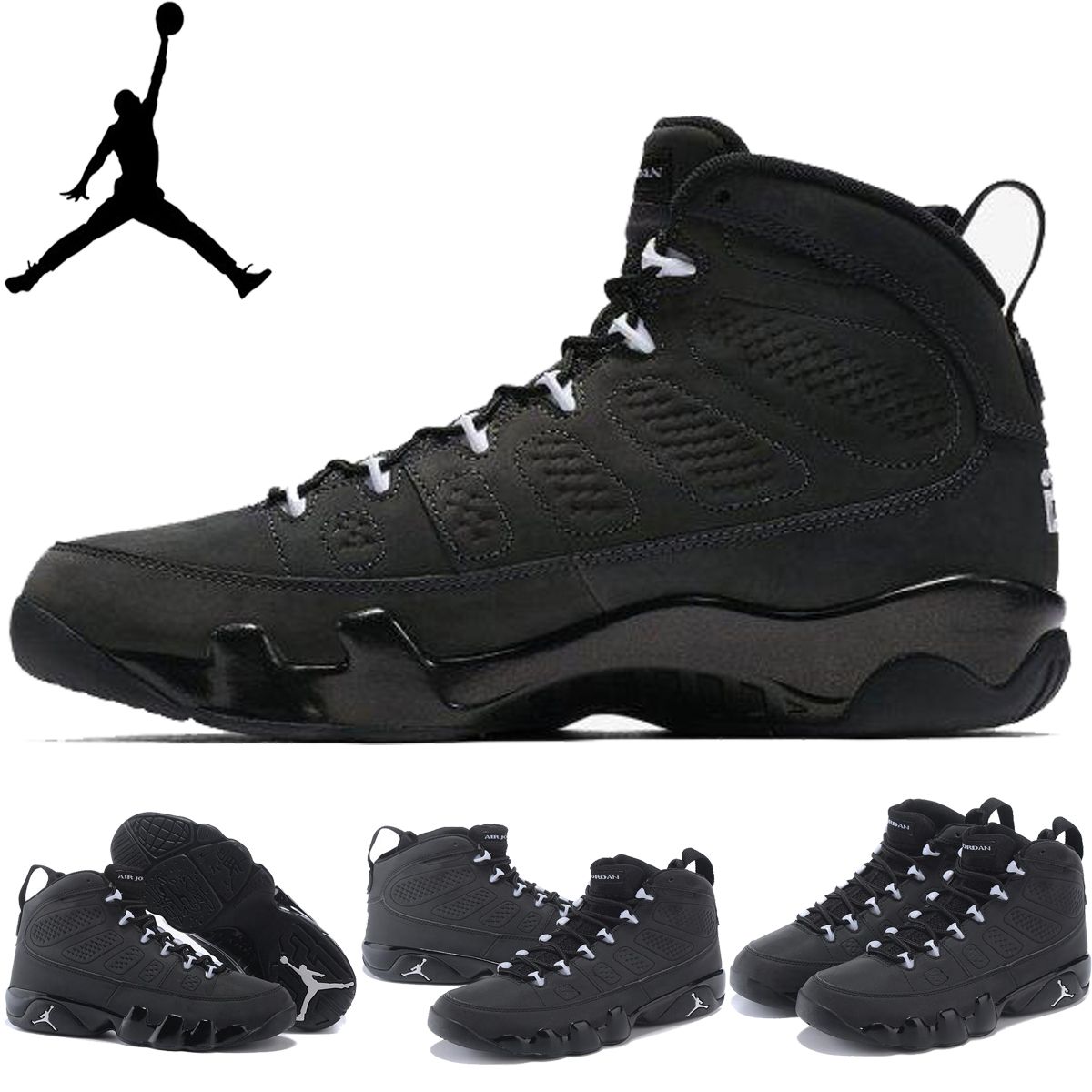Air Jordan Ix 9 Retro s Anthracite Noir-blanc, 5 M Us Air Jordan Ix 9 Retro s Anthracite Noir-blanc, 5 M Us