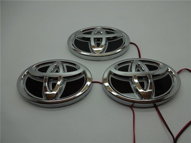 Toyota Car Logos For Front Rear 5d Car Led Logos Waterproof Car Emblems