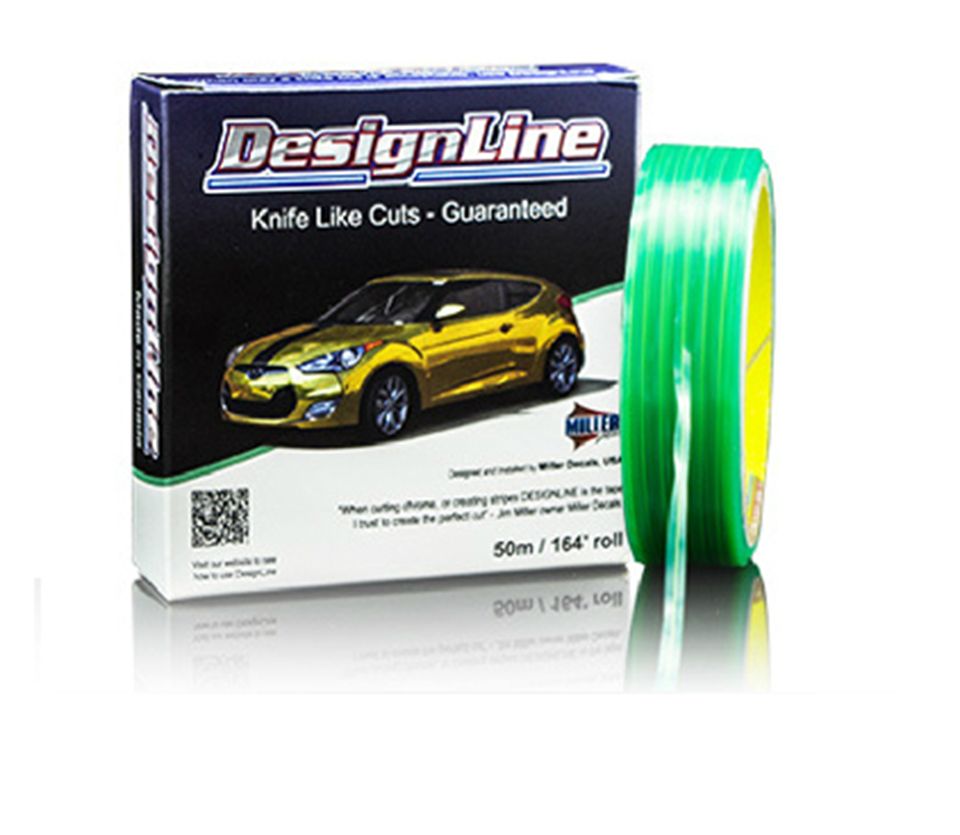 3mm*50m Knifeless Tape Green Car Wrap Tools Vehicle Body Wraps Finish