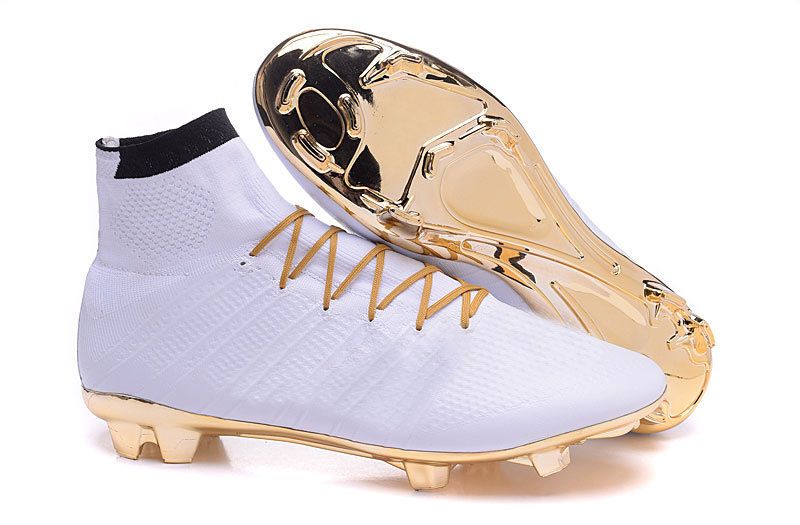 black and gold cleats nike