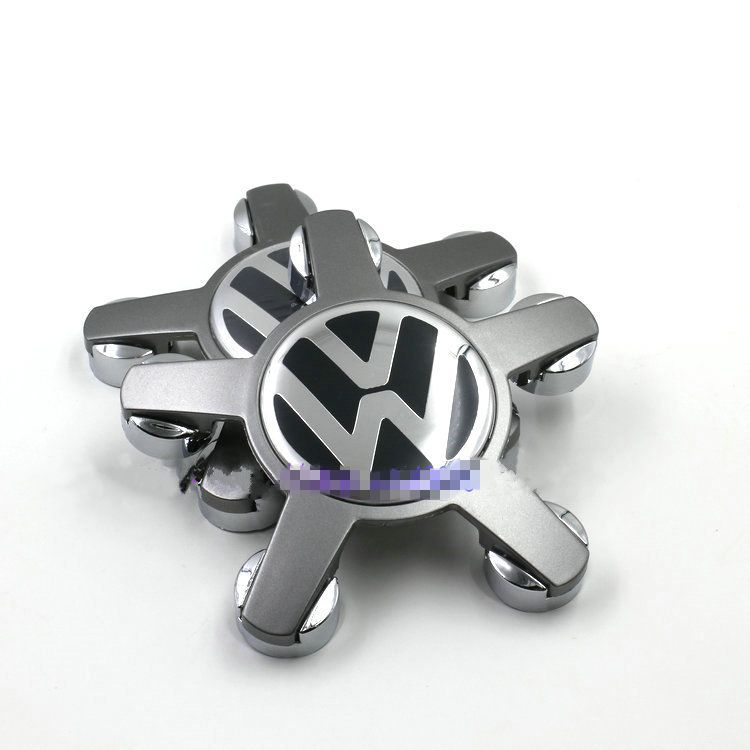 2017 135mm Hubcaps For Vw 5 Clips Wheel Cover Car Badge Caps 3d Car