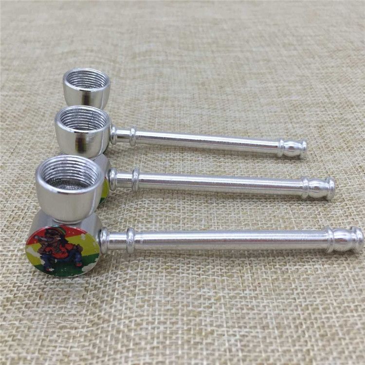 2017 High Quality Metal Pipe Stainless Steel Smoking Pipe Jamaica Tobacco Smoking Pipes Fit Men