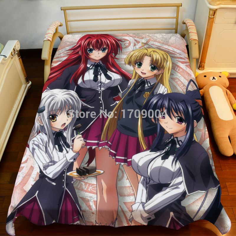 2017 Wholesale Anime High School Dxd Bed Sheet 150*200cm Bedsheet 003