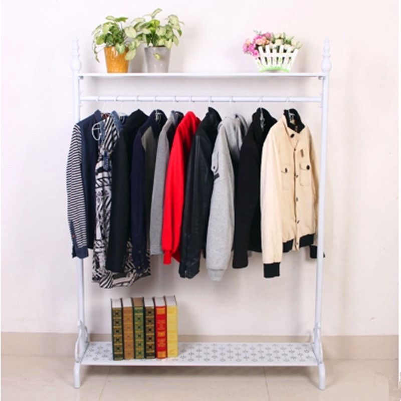 Wrought Iron Clothes Rack,Display Shelf,Be Born Hangers,The Ground