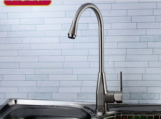 best quality luxury modern kitchen sink faucets mixer basin brushed nickle hot and cold spigot single handle kitchen appliance at cheap price - Kitchen Sinks Cheap Prices best quality luxury modern kitchen sink faucets mixer basin brushed nickle hot and cold spigot single handle kitchen appliance at cheap price - Kitchen Sinks Cheap Prices