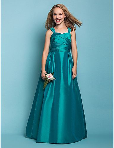 teal and gray bridesmaid dresses Column Square Neck Velvet Bridesmaid Dresses with Slit