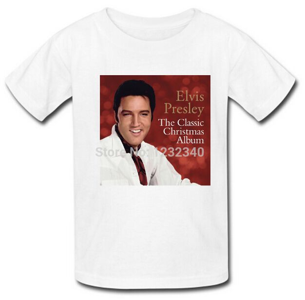 The Classic Christmas Album Elvis Presley Theme Men'S New Cotton T Shirt Party Tshirt Funny T