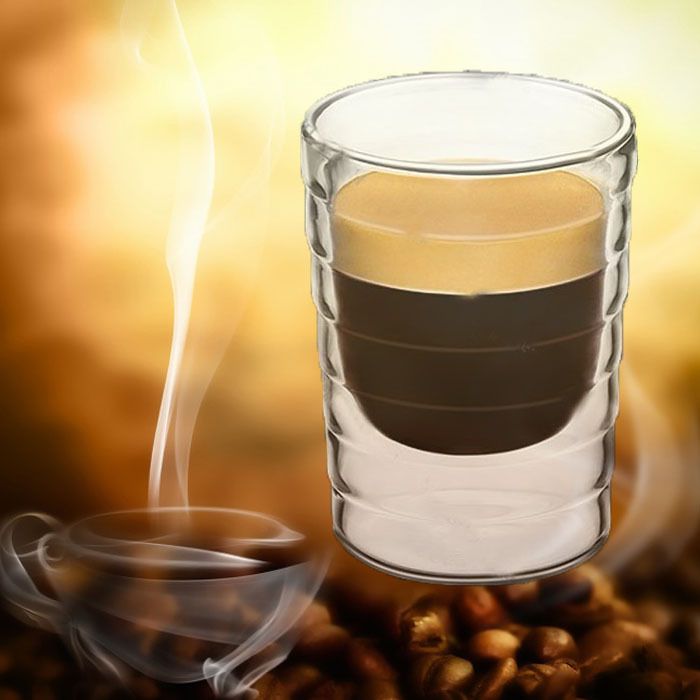 2017 85ml Coffee Cup,Nestle Nespresso,Double Wall Glass ,Thermal Glass