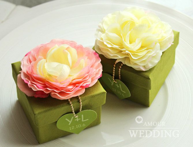 Lotus Wedding Favor Boxes Candy Boxes Wedding Gift Boxes Chocolate Box