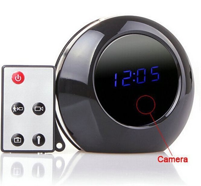 Multi Function Alarm Clock Cam 1280x960 Spy Clock Camera Audio Video Recorder Camcorder Motion